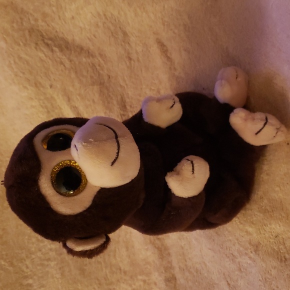 TY BEANIE BABIES MATTEO THE MONKEY AND LINDI THE CAT  6"  EACH NWOT. - Picture 5 of 8